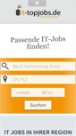 Mobile Screenshot of it-topjobs.de