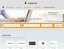 Tablet Screenshot of it-topjobs.de